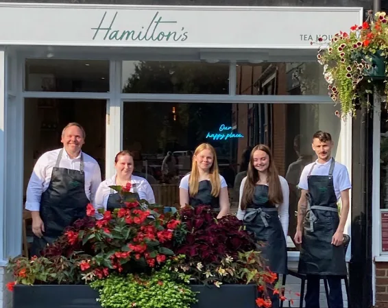 Hamilton's Tea House in Farnham