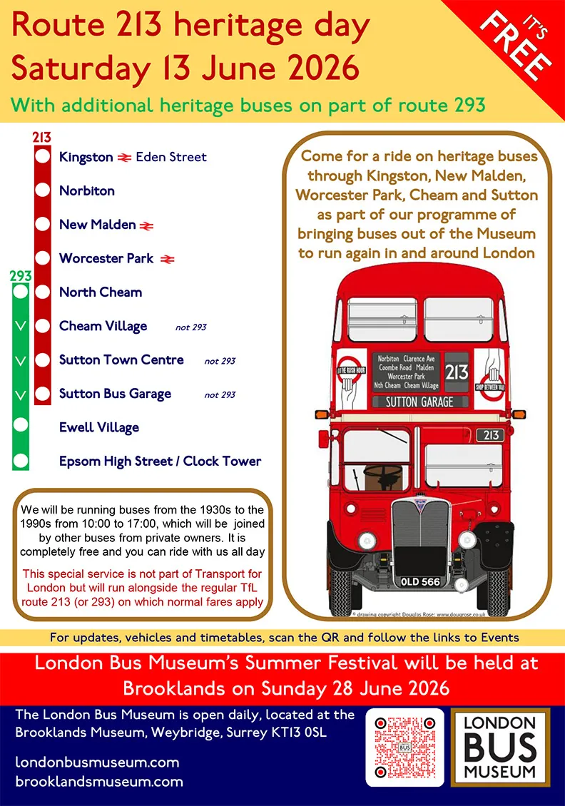 London Bus Museum in Weybridge